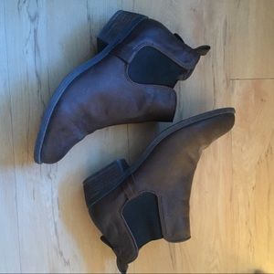 Brown Carlos Santana Ankle Booties